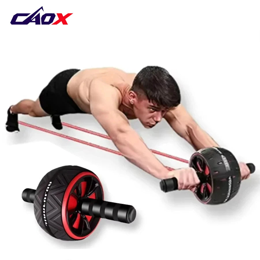 CAOX Non-Slip Ab Roller Wheel Home Gym Fitness Equipment for Men And Women Core Workout Abs Exercise Abdominal Training