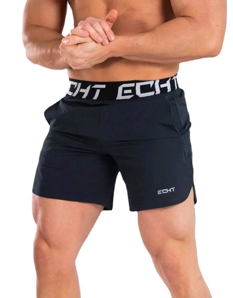 New Men Fitness Bodybuilding Shorts Man Summer Gyms Workout Male Breathable Quick Dry Sportswear Jogger Beach Short Pants