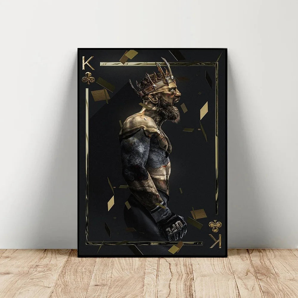Inspirational Boxing Conor McGregor Professional Boxers Poster Canvas Print Painting Wall Decor Wall Art Gym Room Decoration