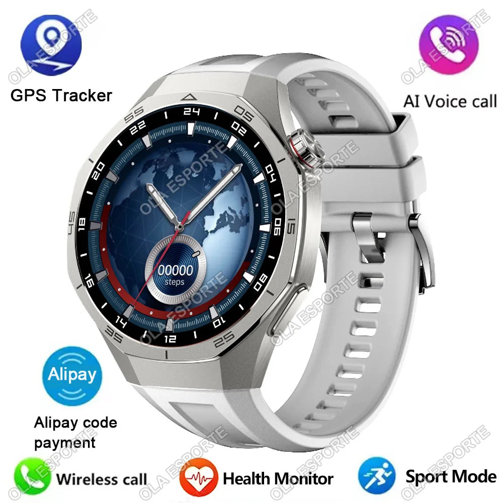 2026 Men's Smart Watch HD Display Health Tracking Bluetooth Calls Heart Rate Monitor Voice Assistant GPS Sports Smartwatch Ht30