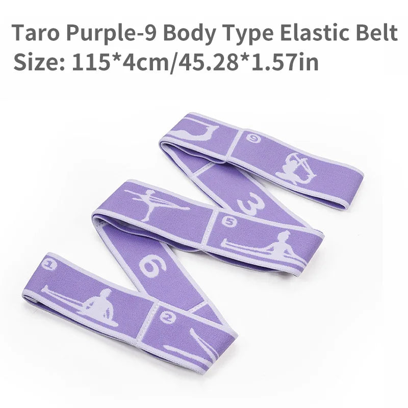 8/9 Loops Children Upgrade Pattern Guide Digital Resistance Elastic Band for Dance, Gymnastics, Ballet rubber band for training