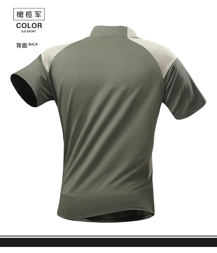 Men Gym ICE Silk T-shirt Quick Dry Sport Short Sleeve Casual Multicolor T Shirts Breathable Workout Tops Male Running Shirts