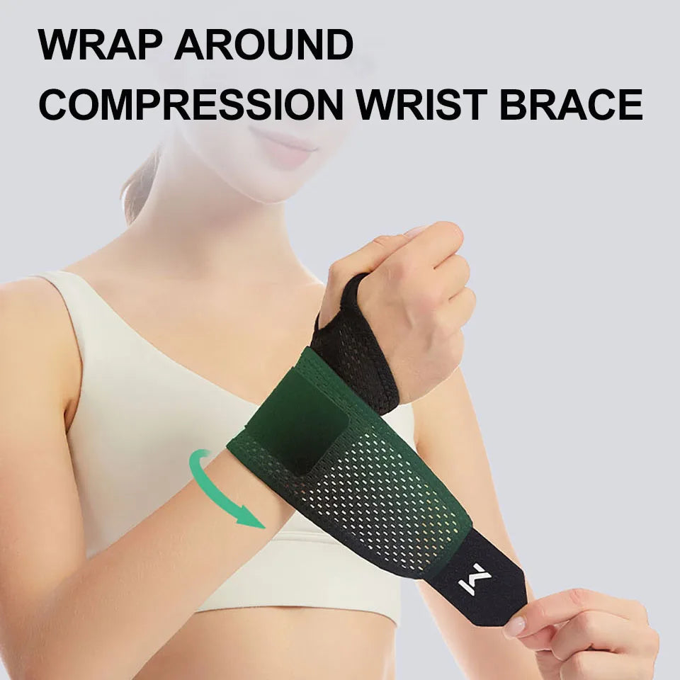 GTUBIKE 2PCS Adjustable Wrist Strap Sports Wrist Support Brace Weightlifting Wristband For Men & Women Badminton Tennis Gym