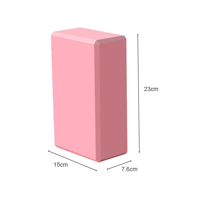 New 2PCS Yoga Building Blocks Cubes Pilates Bricks Reinforcement Mats Exercise Home Sports Supplies Exercise Eva YJZ01