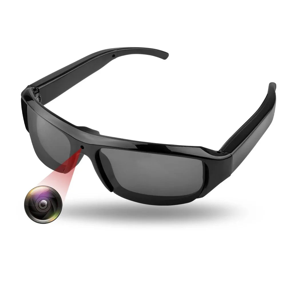 KEBIDUMEI Smart Glasses with Camera 1080P HD Photo Video Recording Eyeglass Sunglasses Support 128G TF Card for Outdoor Cycling