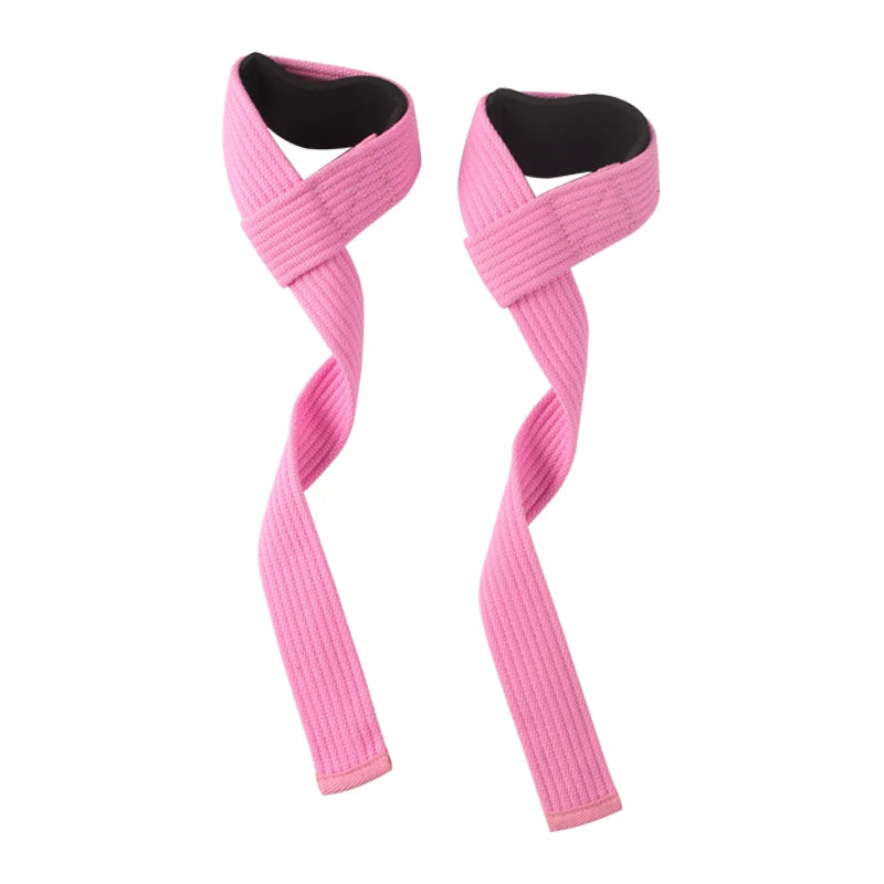 Cotton Weightlifting Straps, Strength Training Power Lifting Strap,Adjustable,Non-slip,Gym Fitness,Sports Grip Band