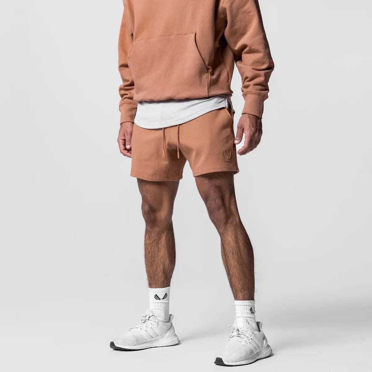 DK13Summer Men New Embroidery logo shorts Fitness Gyms Shorts Running Cotton Short Pants Male Jogger Workout Brand sports shorts