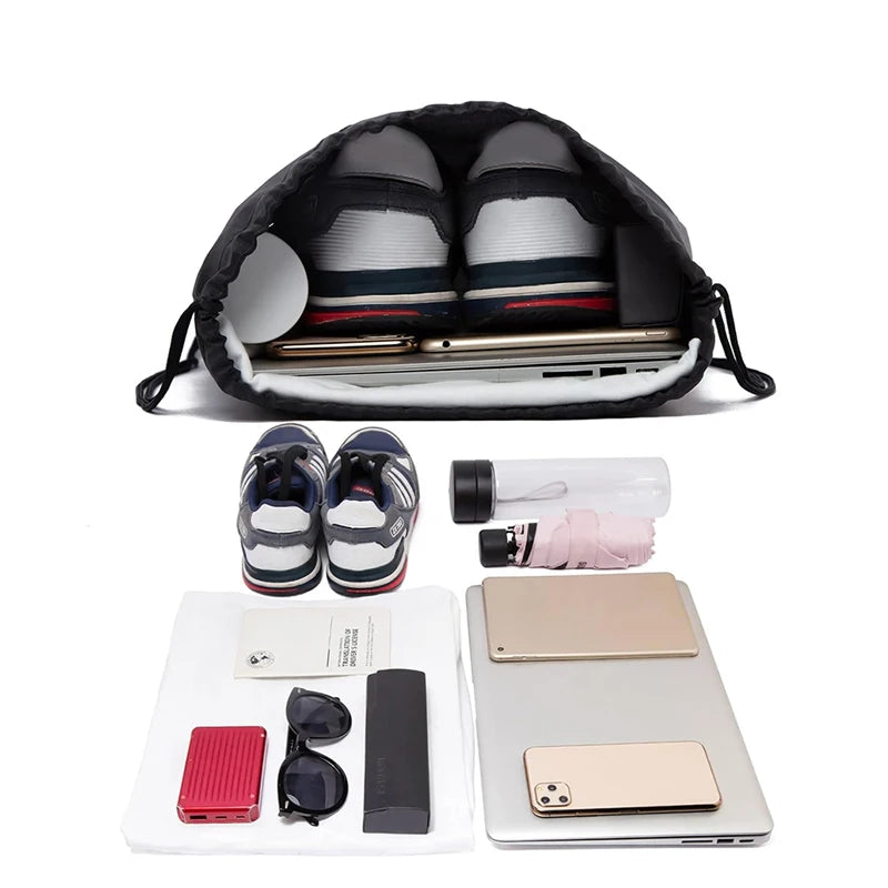 1pcs Unisex Drawstring Backpack Bulk String Sackpack for Men And Women Gym Travel Sports Water Resistant Lightweight