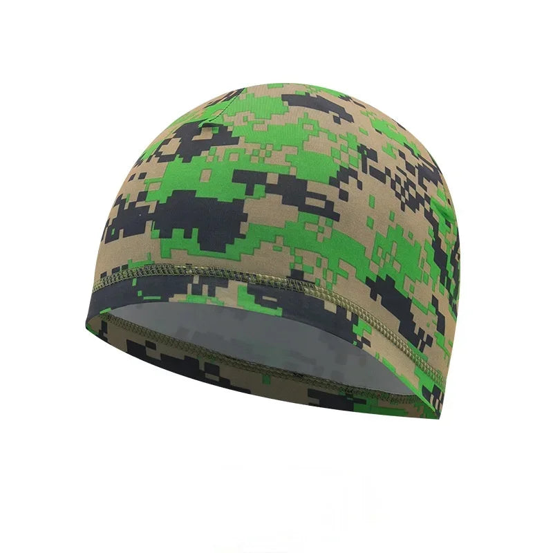 1/3pcs Skull Cap UV Protection Ice Silk Helmet Liner Men Women Hat Workout Quick Dry Motorcycle Cycling Running Stretchy Beanie