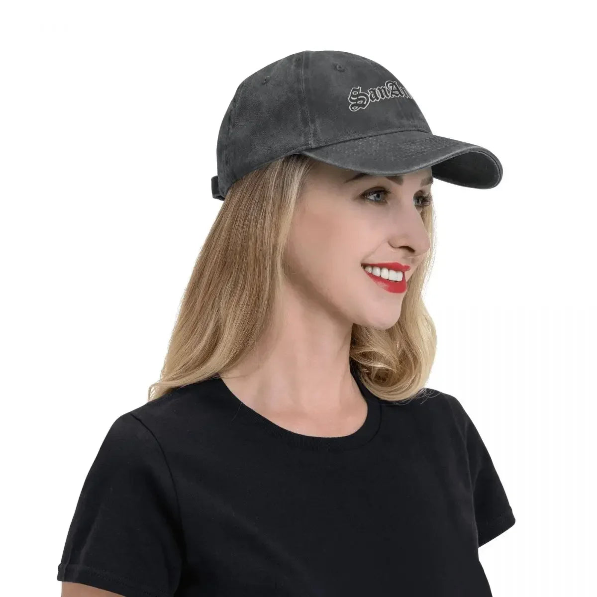 Classic GTA San Andreas Logo Baseball Cap Unisex Style Distressed Denim Sun Cap Outdoor Running Golf Adjustable Caps Hat