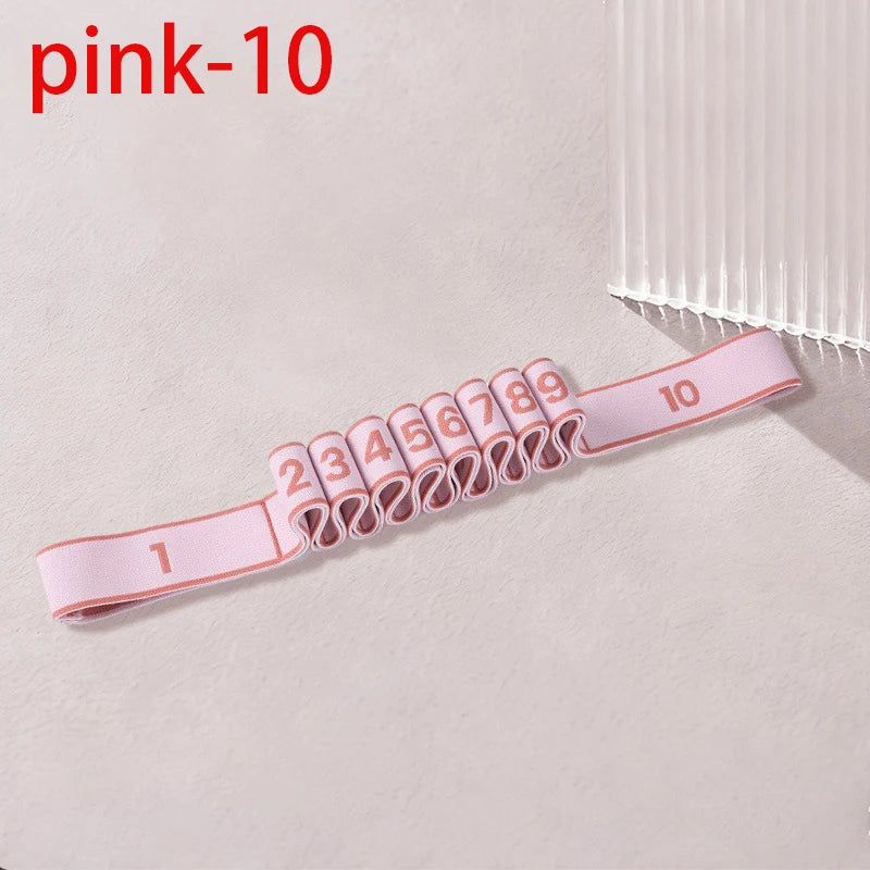 Elastic Yoga Stretching Strap Ballet Dance Leg Stretching Band Beginner Pilates Dance Gymnastics Loop Strap Belt Fitness Sport