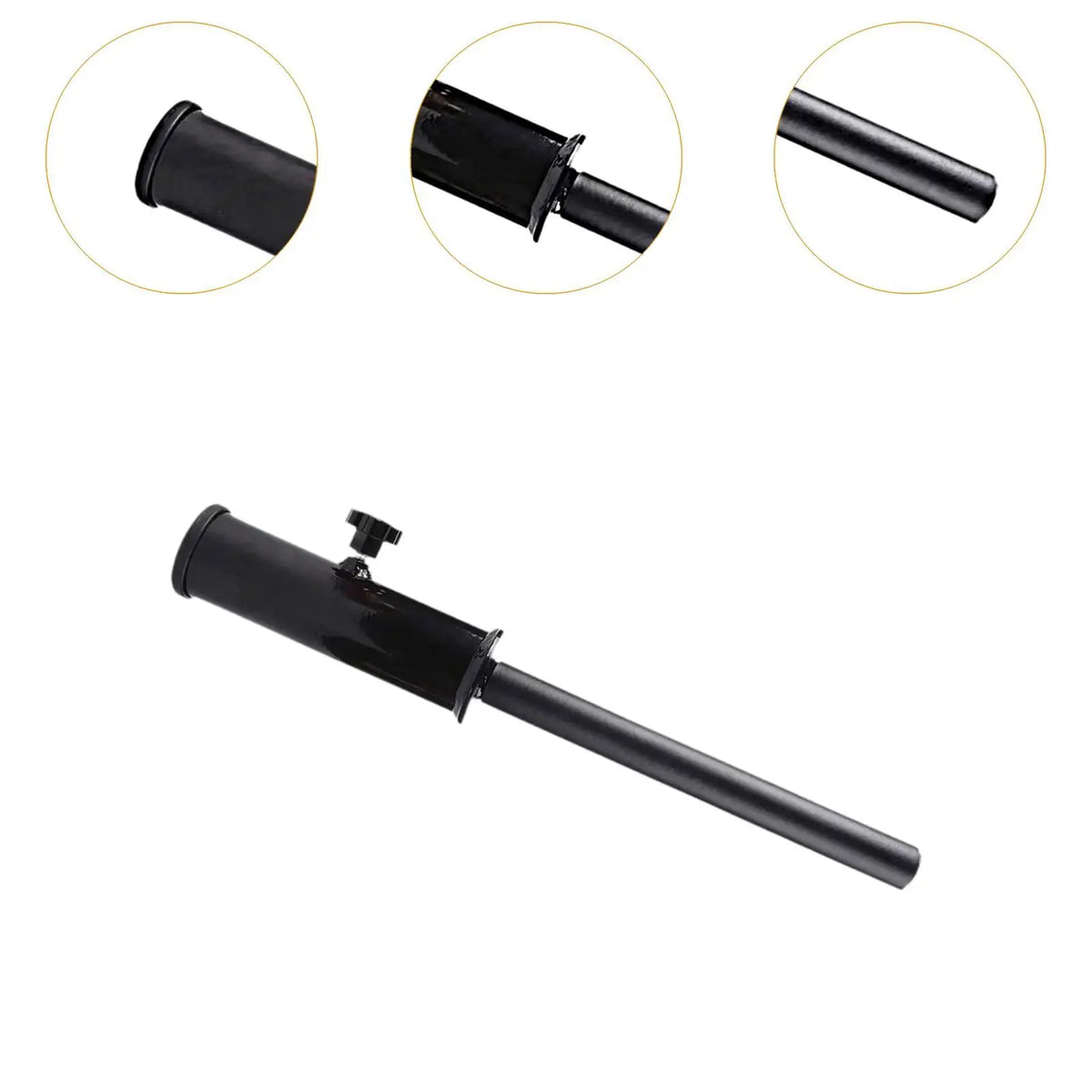 Landmine Handle Attachment Accs Home Gym Fitness Straight Bar Fitness Handle for Core Muscles Workouts Triceps Hamstrings Squats