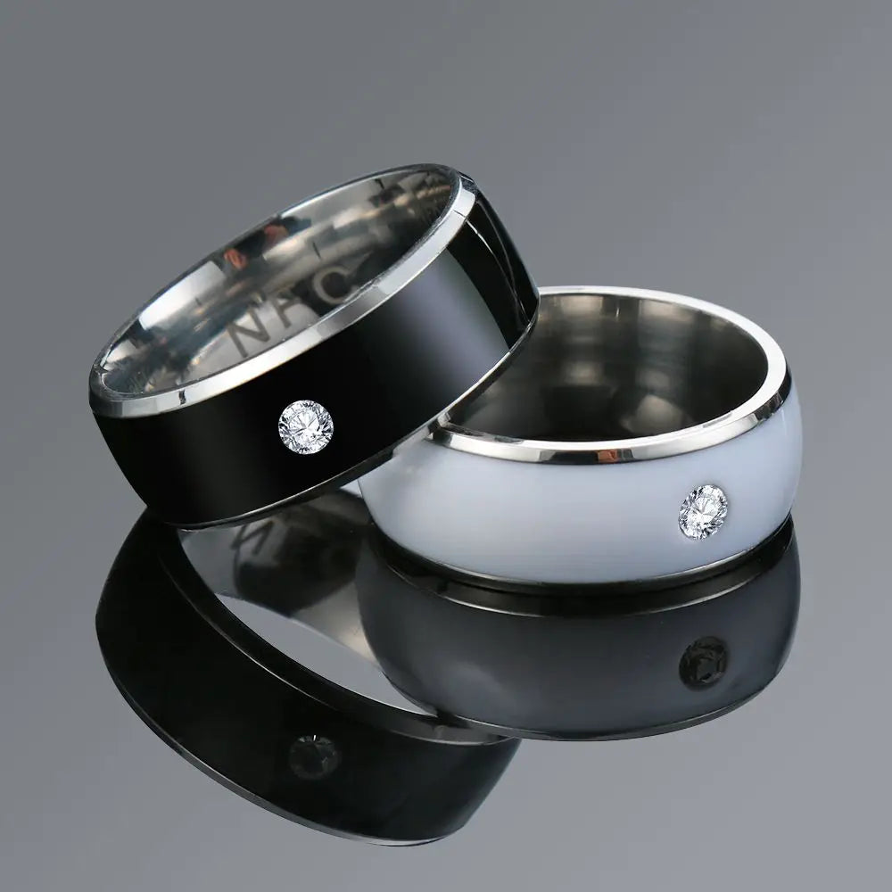 Fashion Technology Android Phone Equipment Smart Intelligent NFC Finger Ring Wearable Connect