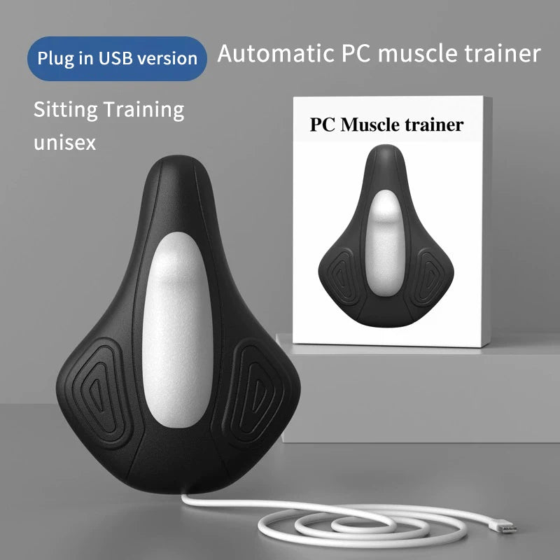 New 1Pc Pelvic Floor Muscle Trainer Type-c Charging Electric Kegel Exerciser Massage Cushion Men Women Sphincter Bladder Trainer