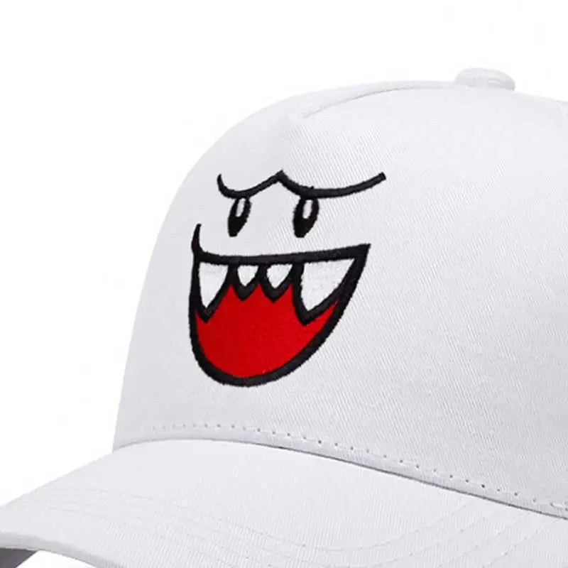 Happy face women men outdoors baseball cap Summer shading breathability Hip hop mesh cap trucker hat
