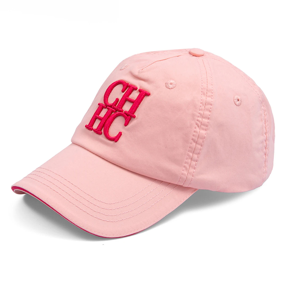 CH Embroidered Baseball Cap Casual Cotton Dad Hat Adjustable Breathable Sun Hat For Outdoor Sports