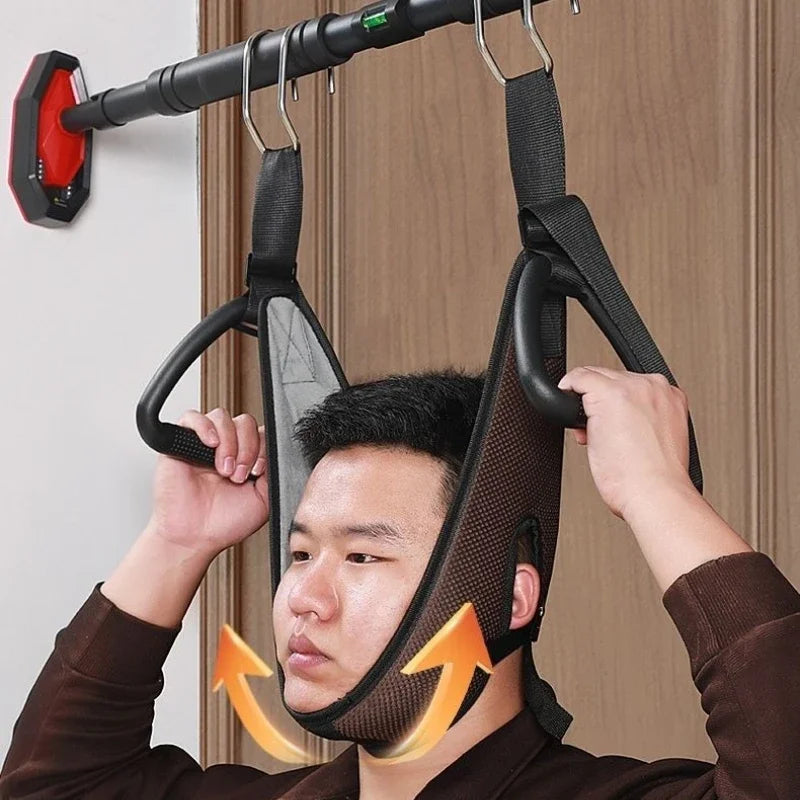 Cervical Traction Belt Strap Cervical Horizontal Bar Suspension Household Traction Belt Neck Suspension Neck Stretching Device