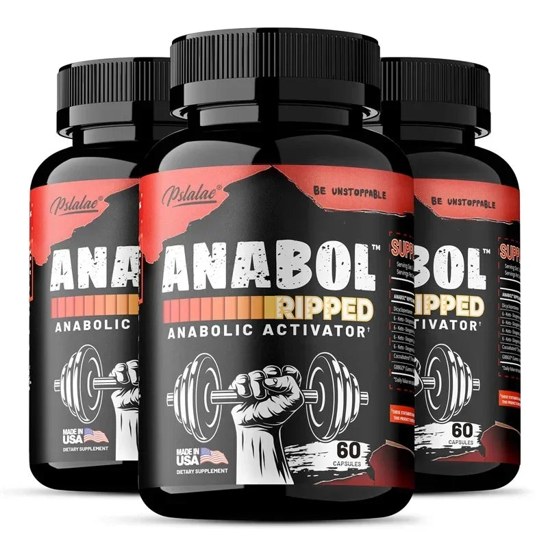 Anabol Ripped Supplement - Helps Build Lean, Firm, High-quality Muscle, Promoting Muscle Growth, Recovery & Strength Enhancement