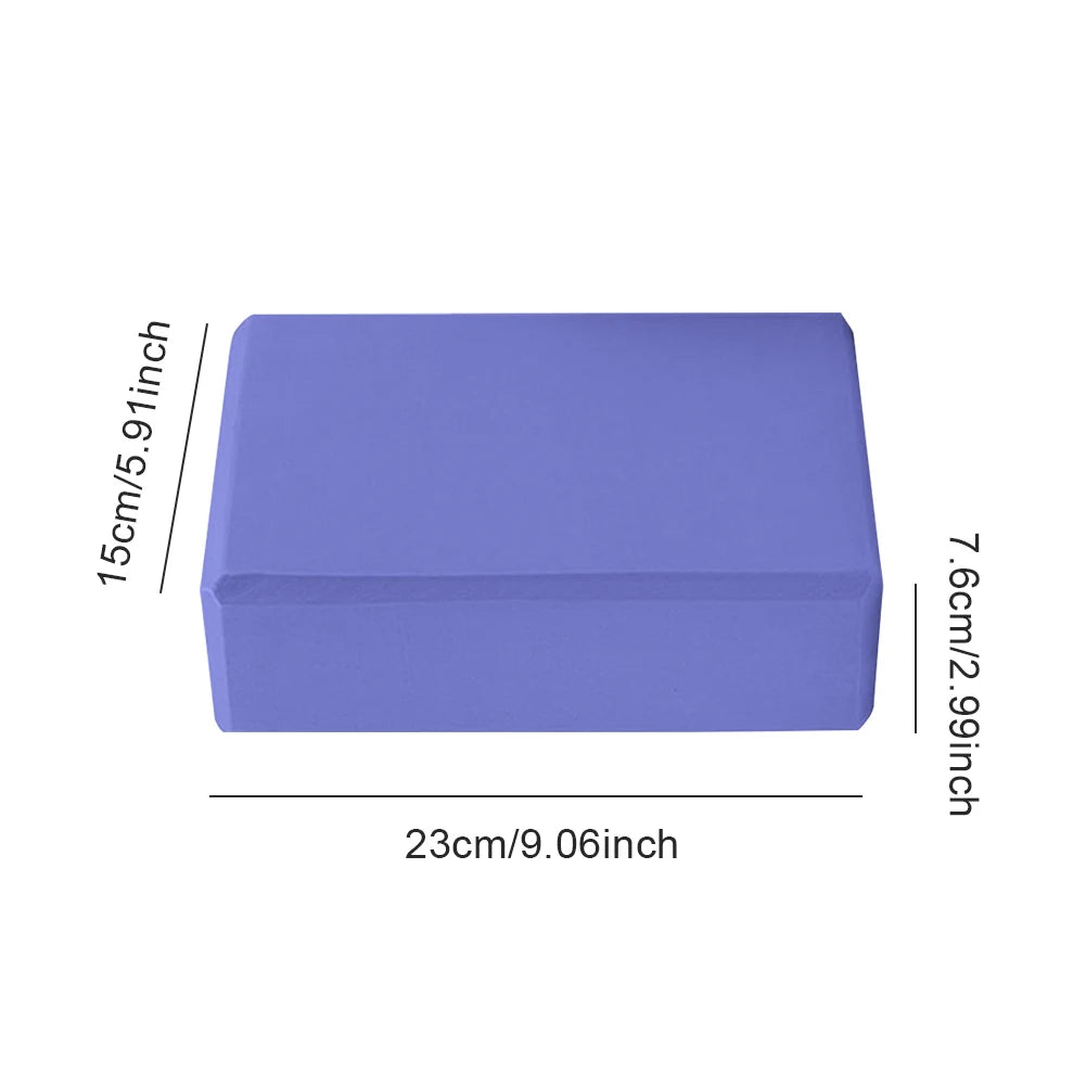 1-5PCS EVA Yoga Block Solid Color Yoga Balance Bricks Moisture-Proof High Density Yoga Blocks Body Shaping Blocks for Meditation