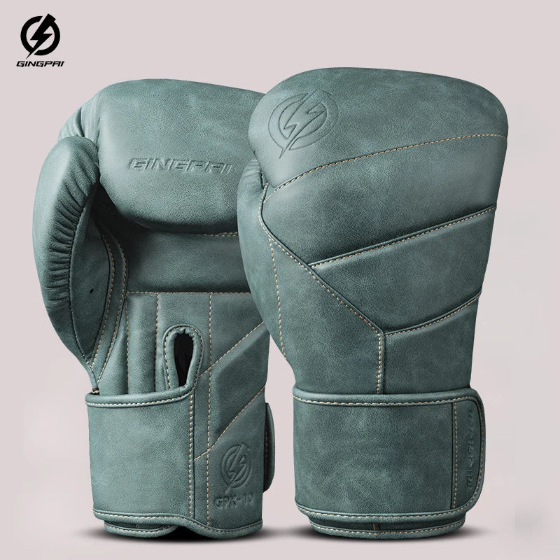 High Quality 8/10/12/14oz Boxing Gloves Adult Men's Sanda Combat Punching Bag Training Women's Thick Breathable Muay Thai Combat