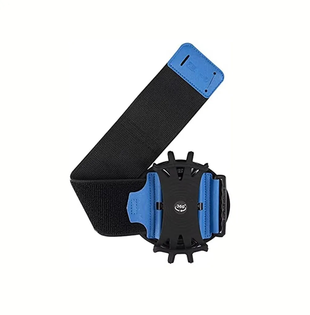 Wristband Phone Holder Mobile Removable 360°Rotating Running Phone Wrist Bag Takeaway Navigation Arm Bag for Fitness Cycling