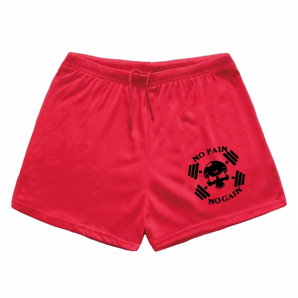 Quick Dry Running Shorts Men Solid Sports Clothing Fitness Bodybuilding Short Pants Sport Homme Gym Training Beach Shorts Length