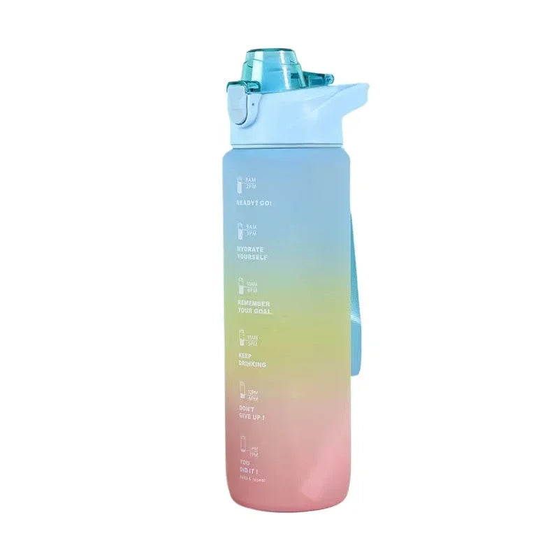 Summer Large-capacity Cup Outdoor Large Water Bottle Multi-color Fitness Kettle Portable Sports Kettle