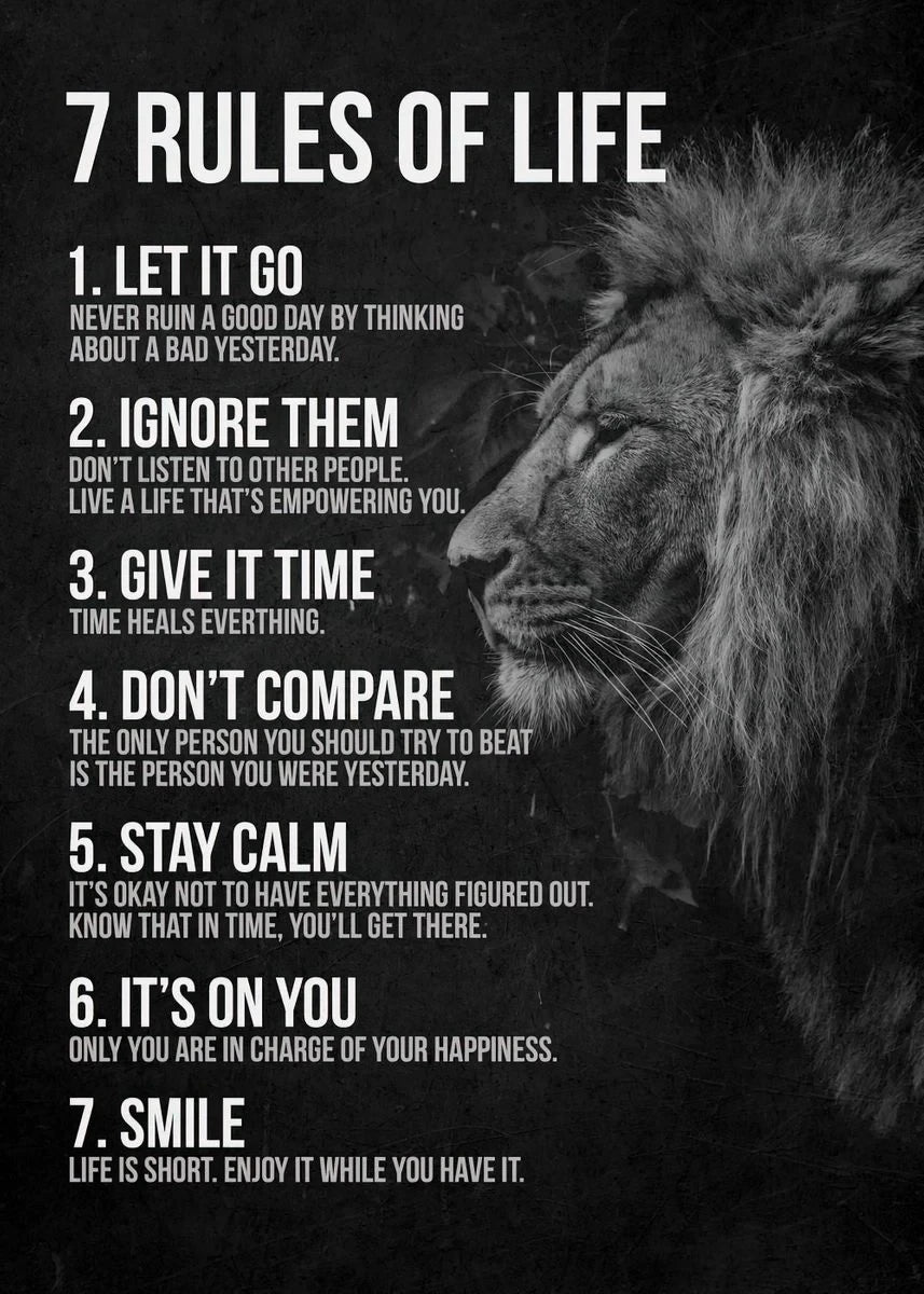 Motivational Quotes Success Canvas Poster Lion Mindset Is Everything Poster Wall Art Print Painting Office Living Room Decor