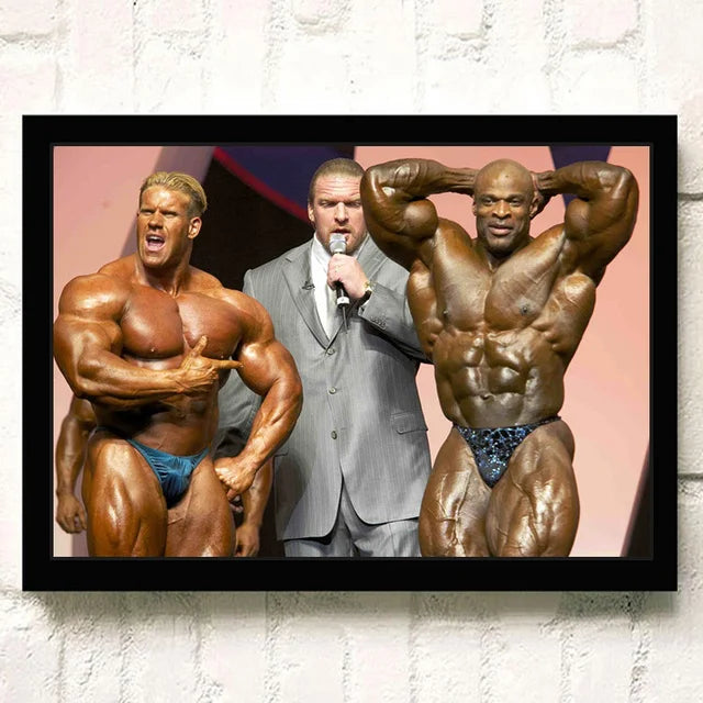 Ronnie Cullman Bodybuilder, Male Gym Muscle Fitness Champion Hot Sale, Print Art Canvas Poster, Living Room Decor, Home Picture