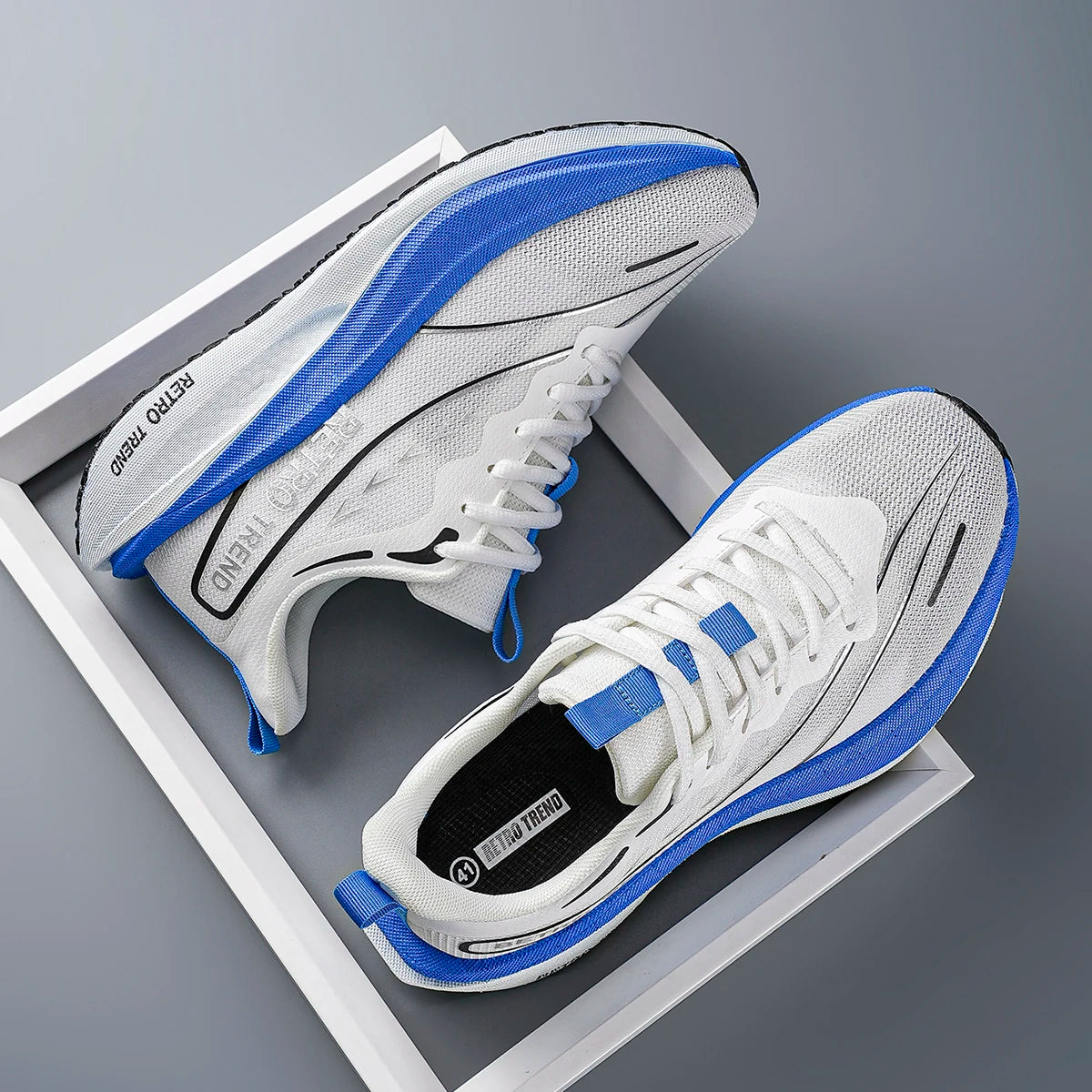 Men's Large Size Sports Shoes Outdoor Hiking Running Comfortable Casual Versatile Fashionable Training Shoes for Couples