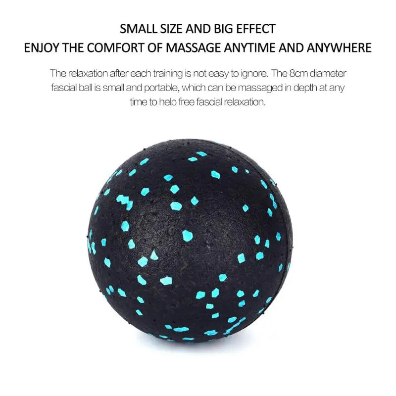 2025 Massage Yoga Exercise Relieve Pain Handball Massage Ball High Density Lightweight Fitness Body Fascia 8cm Fitness Equipment