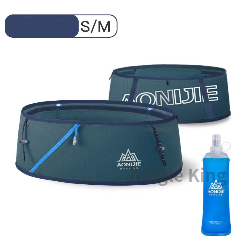 AONIJIE W8101 New 450ML Belt Hydration Waist Pack Ultralight Waist Bag Phone Holder for Outdoor Trailing Running Camping Hiking