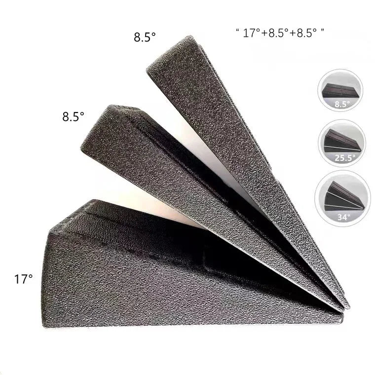 3-Piece Yoga Foam Wedge Anti Slip Wedge Block Leg Stretcher And Fascia Stretcher, Used To Improve Leg Strength Treatment