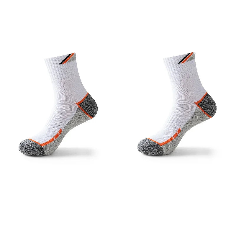 Professional Tennis Cotton Socks Towel Bottom Sports Color Matching Elite Men's Tube Business Running Basketball Socks Thickened
