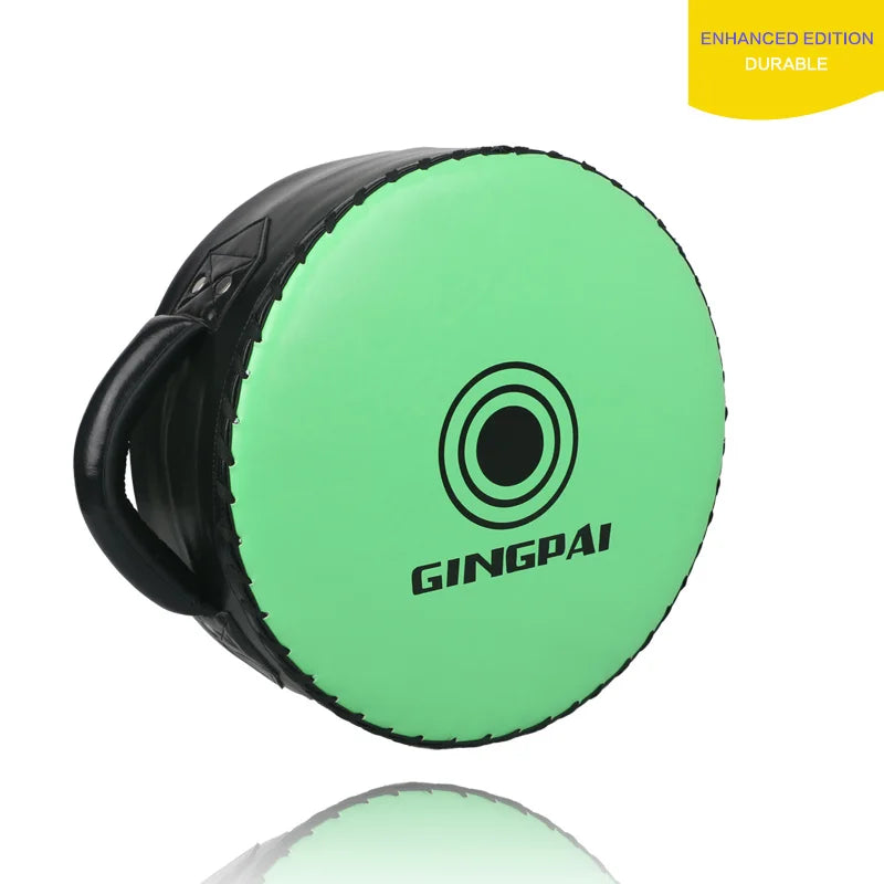 GINGPAI High Quality PU Boxer Big Round Target Shield Hand Foot Focus Mat Karate Taekwondo Kick Boxing Pads