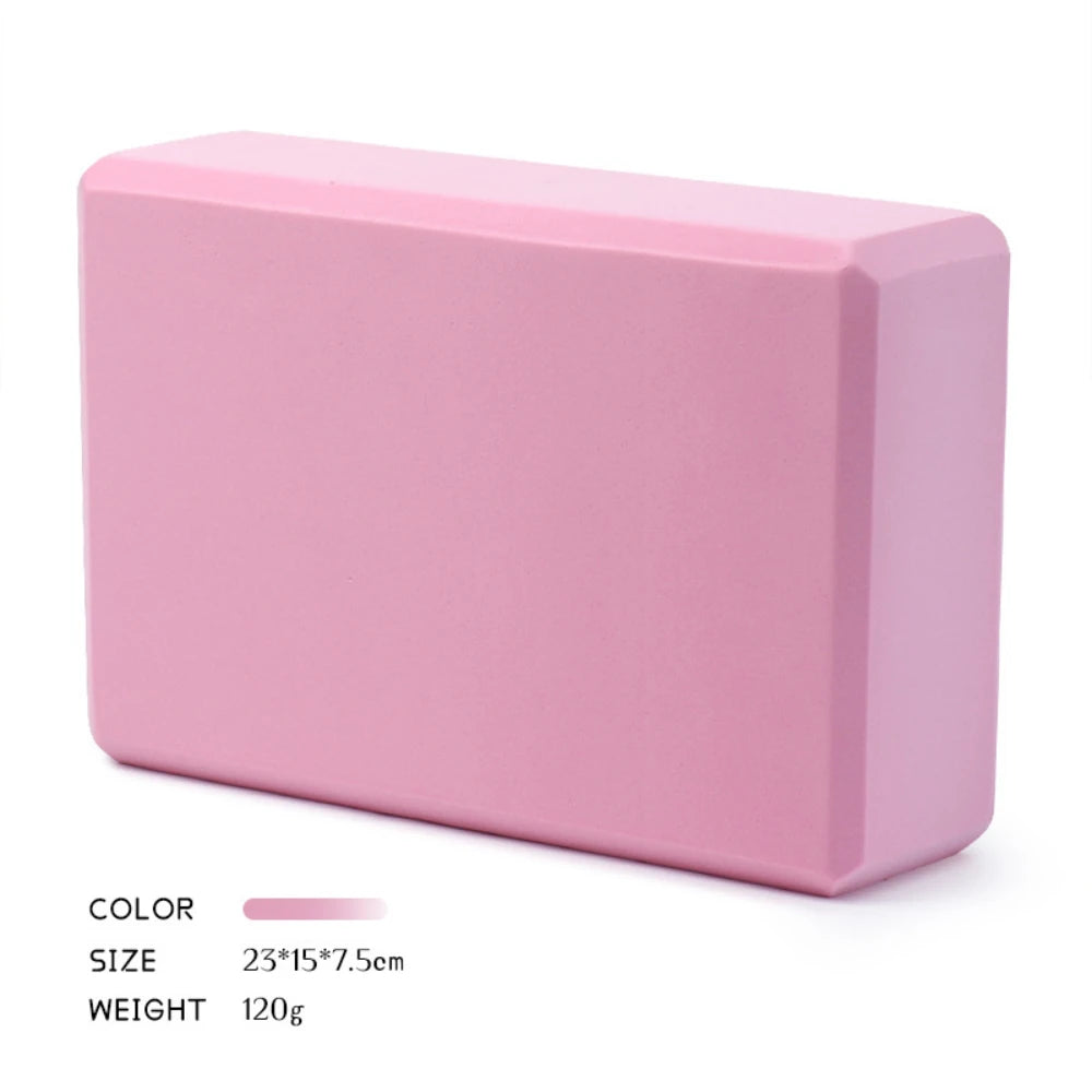 1-2 Pcs Yoga Blocks Bulk Eva Foam Block Pack Exercise Brick Foam High Density Soft Non Slip Yoga Accessories for Exercise