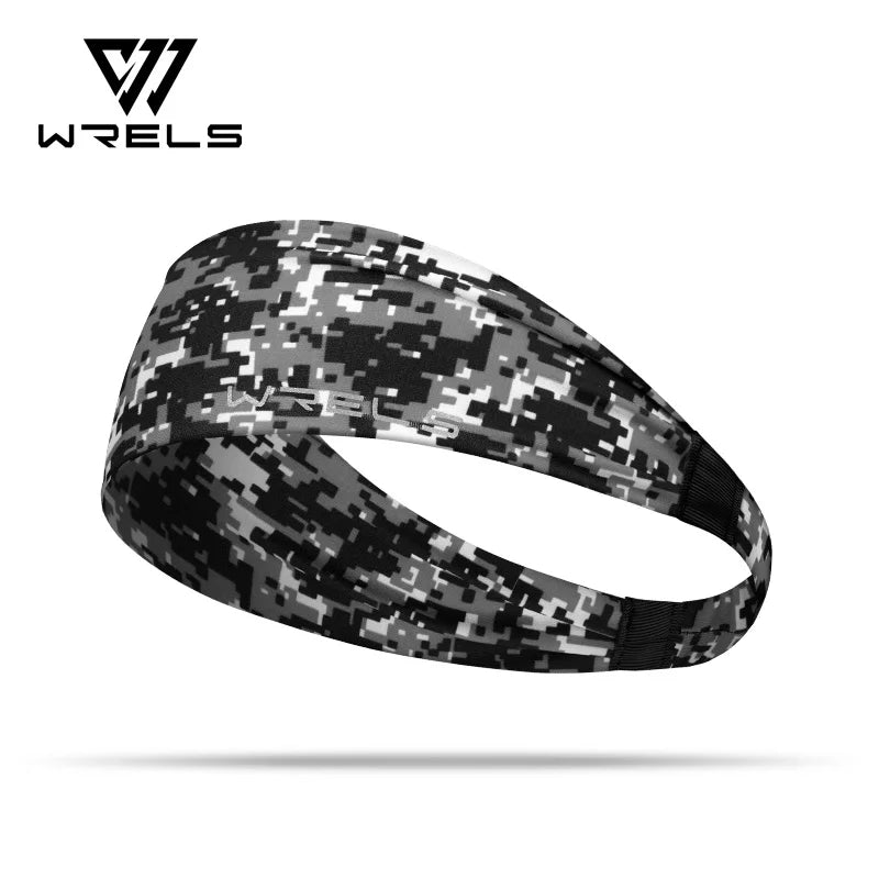 WRELS Sport Headbands Running Yoga Soft Elastic Hair Band Outdoor Sport Breathable Hairbands Men's and Women's Fitness Sweatband