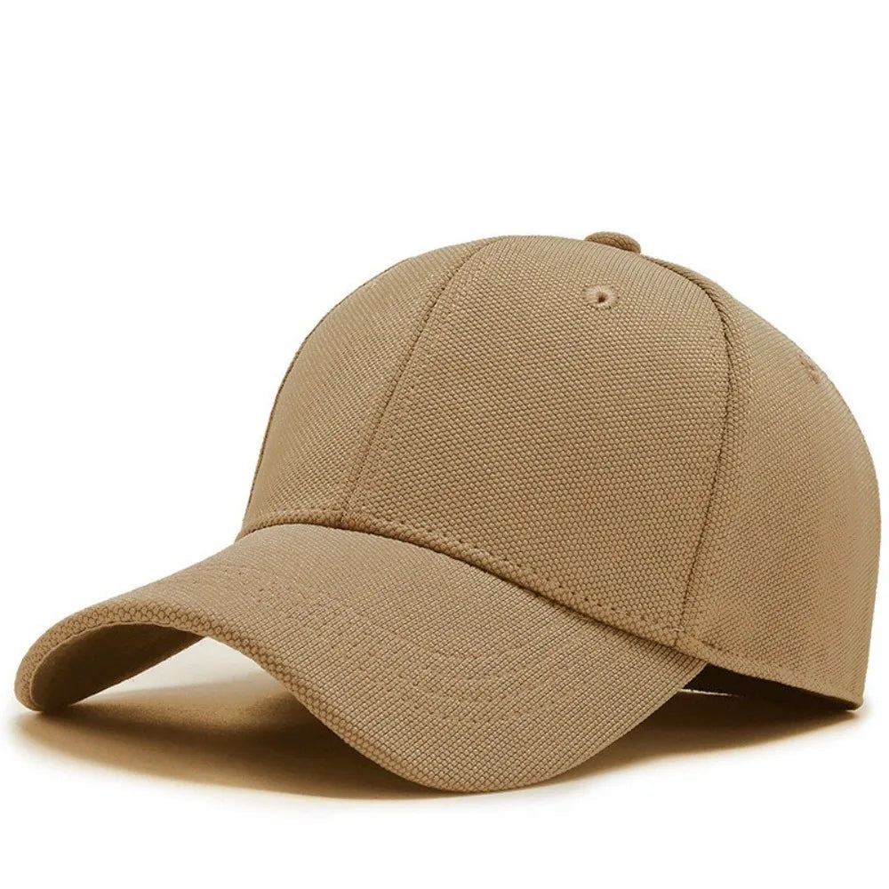 Solid-Color Unisex Breathable Baseball Cap Casual Sunscreen Sun Protection Hat Cotton Versatile Hip Hop Snapback Hat Sports