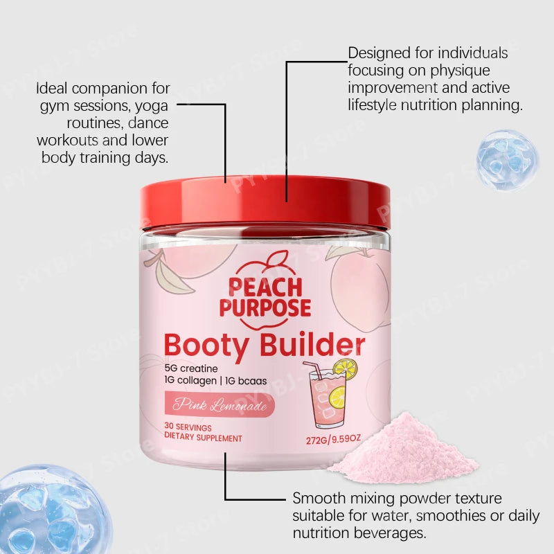 Workout Recovery Powder with Creatine, Collagen & BCAAs – Post Workout Muscle Support Fitness Drink Nutrition Supplement
