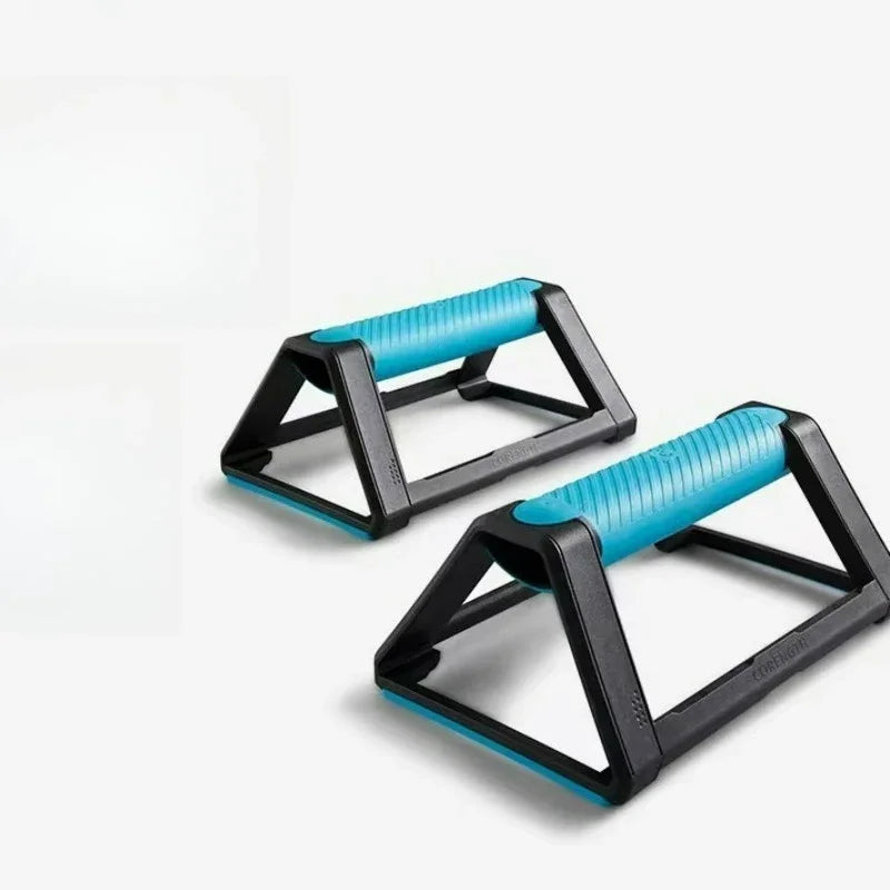 2Pcs Push-Up Bar Stand Fitness Training Anti-slip Fitness Strength Training Triangle Plank Push-up Support Grip Handle