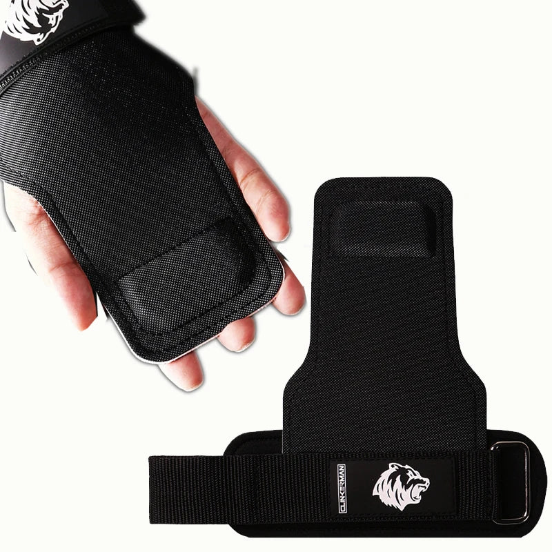 PVC Gym Gloves Grips Weight Lifting Gloves Wrist Straps Weight Power Belt Lifting Pads Deadlift Fitness Palm Protection Training