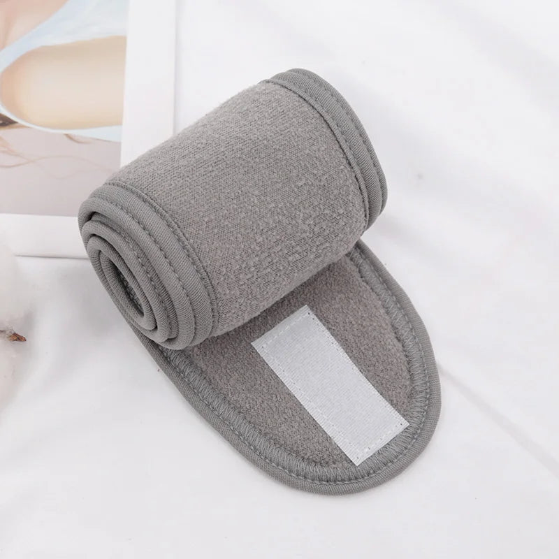 Women Soft Toweling Hair Accessories Girls Yoga Headbands for Face Washing Bath Makeup Hair Band Adjustable SPA Facial Headband