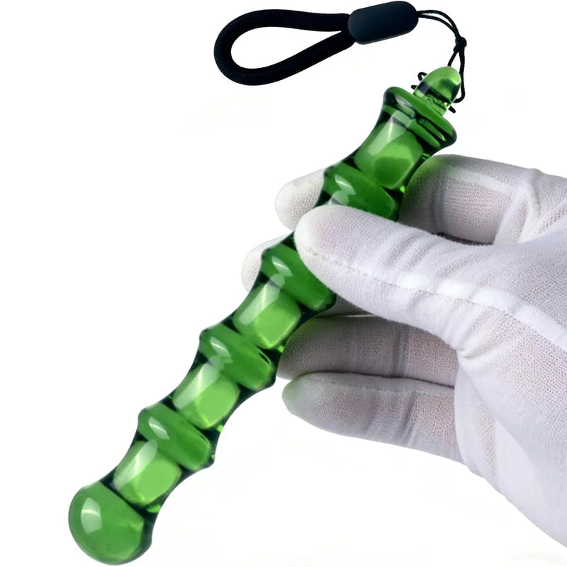 16cm Smooth Thornless Jade Massage Stick Meridian Acupoint Muscle Relaxation Stick for Shoulders Neck Hips