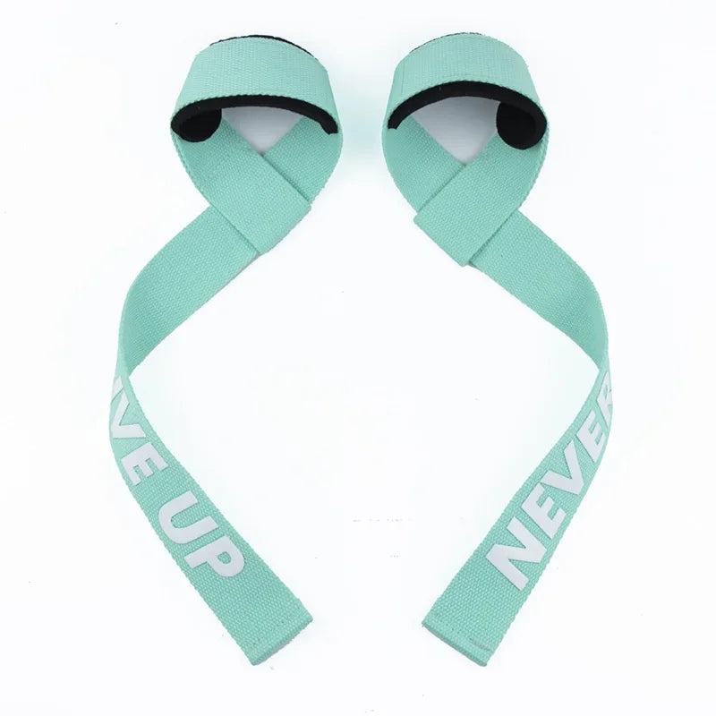 1 Pair Gym Sports Fitness Wrist Band Anti-slip Pull Up Weight Lifting Training Silicone Wrist Band Hard Pull Grip Power Strap