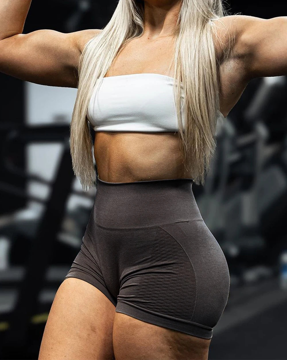 Amplify Contour Gym Shorts Women Clothing Scrunch Butt Seamless Shorts High Waist Biker Shorts Athletic Booty Workout Yoga Short