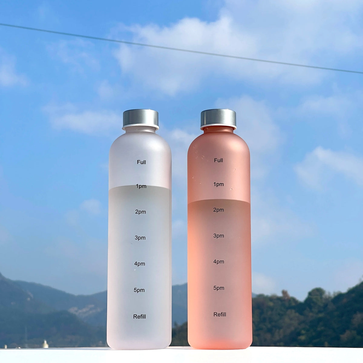 Shockproof Leak-Proof Sports Bottle - Suitable for Men and Women, Portable for Travel, Hiking, Gym (1000ml)