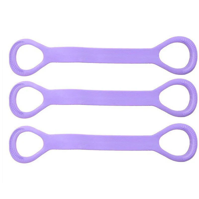 1/3Pcs 8-Shaped Resistance Band,Yoga Stretch Fitness Band For Back & Arm Training,Fitness Pull Rope Pilates Training Gym Tools