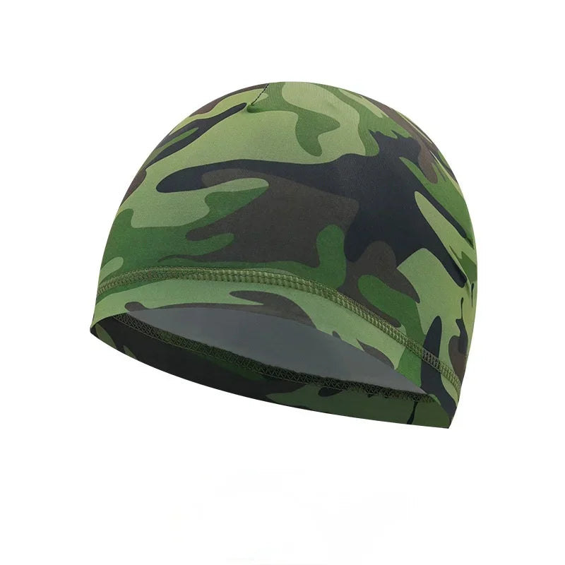 1/3pcs Skull Cap UV Protection Ice Silk Helmet Liner Men Women Hat Workout Quick Dry Motorcycle Cycling Running Stretchy Beanie