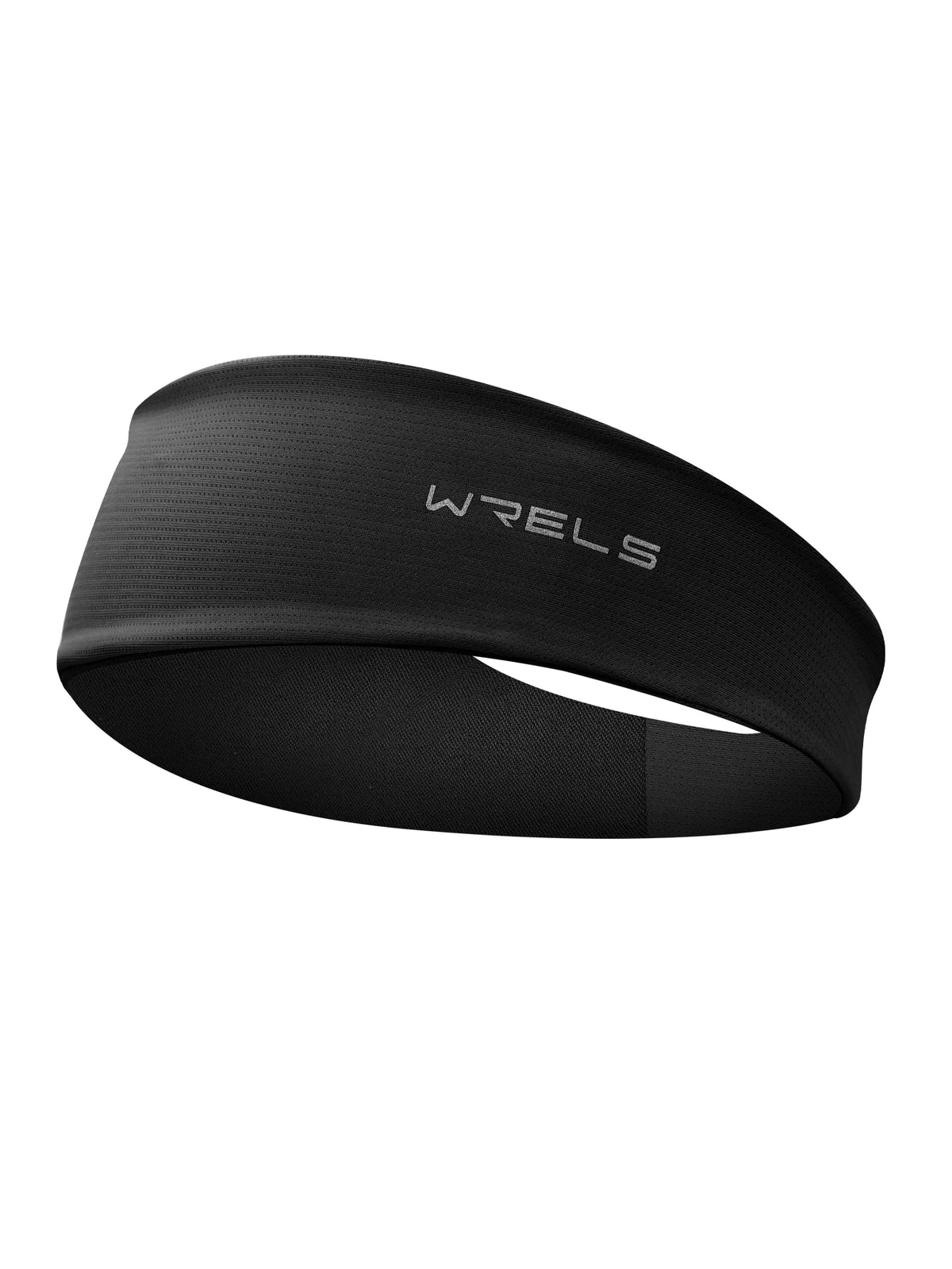 WRELS Sports Headband Moisture Wicking Workout Sweatband Stretchy Unisex Hairband Non Slip Head Band for Running Cycling