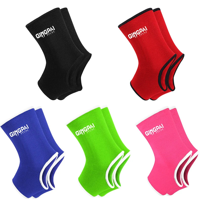 Muay Thai Anklet Fight Kickboxing Boxing Foot Ankle Support Socks Sports Braces Men Women Kids Leg Protector MMA Accessories